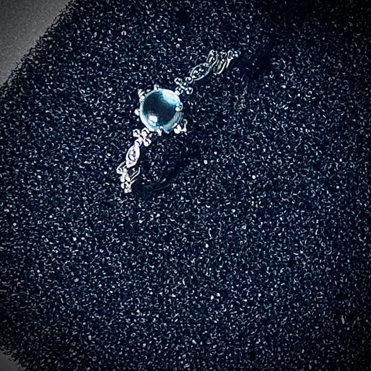 Elegant Moonstone Butterfly Ring - 925 Sterling Silver Adjustable Band | Hypoallergenic Nature Jewelry Amtikiss