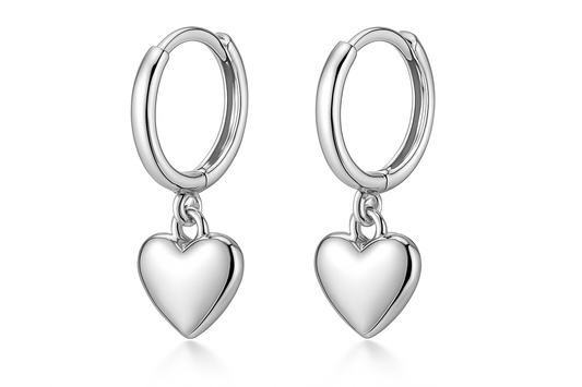 Heart Hoop Earrings Amazon Listing