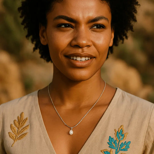 S925 Knot Pearl Pendant Necklace – Elegant S925 Knot Necklace & Pearl Pendant - Amtikiss Casuals