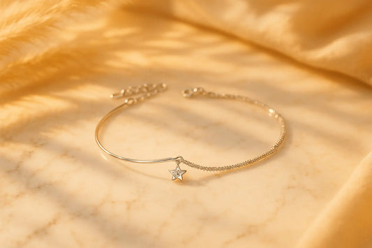 S925 Silver Bangled Bracelet – Elegant S925 Bangle & Double Silver Bracelet - Amtikiss Casuals