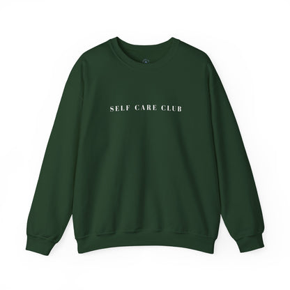 Self Care Club Sweatshirt Self Care Sweatshirt Mental health Sweatshirt Body positivity Crewneck Self love Sweatshirt Retro Sweater Printify
