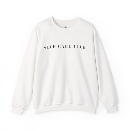 Self Care Club Sweatshirt Self Care Sweatshirt Mental health Sweatshirt Body positivity Crewneck Self love Sweatshirt Retro Sweater Printify