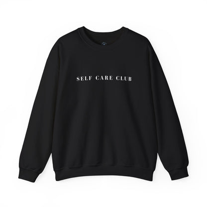 Self Care Club Sweatshirt Self Care Sweatshirt Mental health Sweatshirt Body positivity Crewneck Self love Sweatshirt Retro Sweater Printify