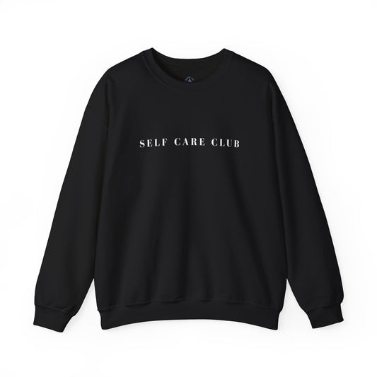 Self Care Club Sweatshirt Self Care Sweatshirt Mental health Sweatshirt Body positivity Crewneck Self love Sweatshirt Retro Sweater Printify