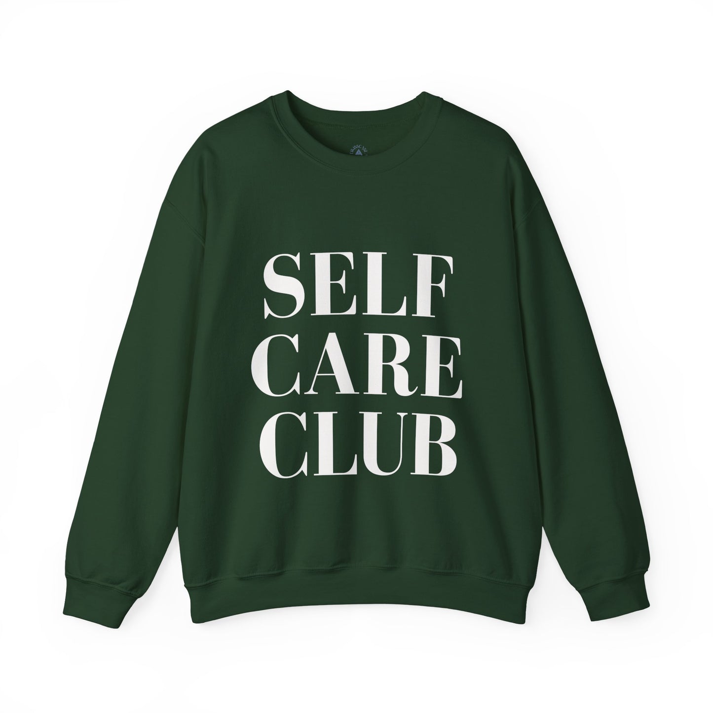 Self Care Club Sweatshirt, Minimalist Wellness Crewneck, Aesthetic Neutral Pullover, Soft Luxury Loungewear, Wellness Gift for Her,