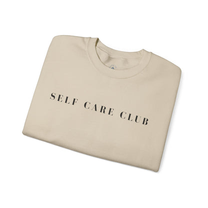 Self Care Club Sweatshirt Self Care Sweatshirt Mental health Sweatshirt Body positivity Crewneck Self love Sweatshirt Retro Sweater Printify