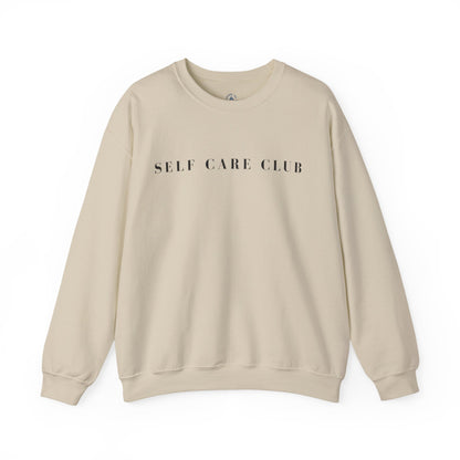 Self Care Club Sweatshirt Self Care Sweatshirt Mental health Sweatshirt Body positivity Crewneck Self love Sweatshirt Retro Sweater Printify