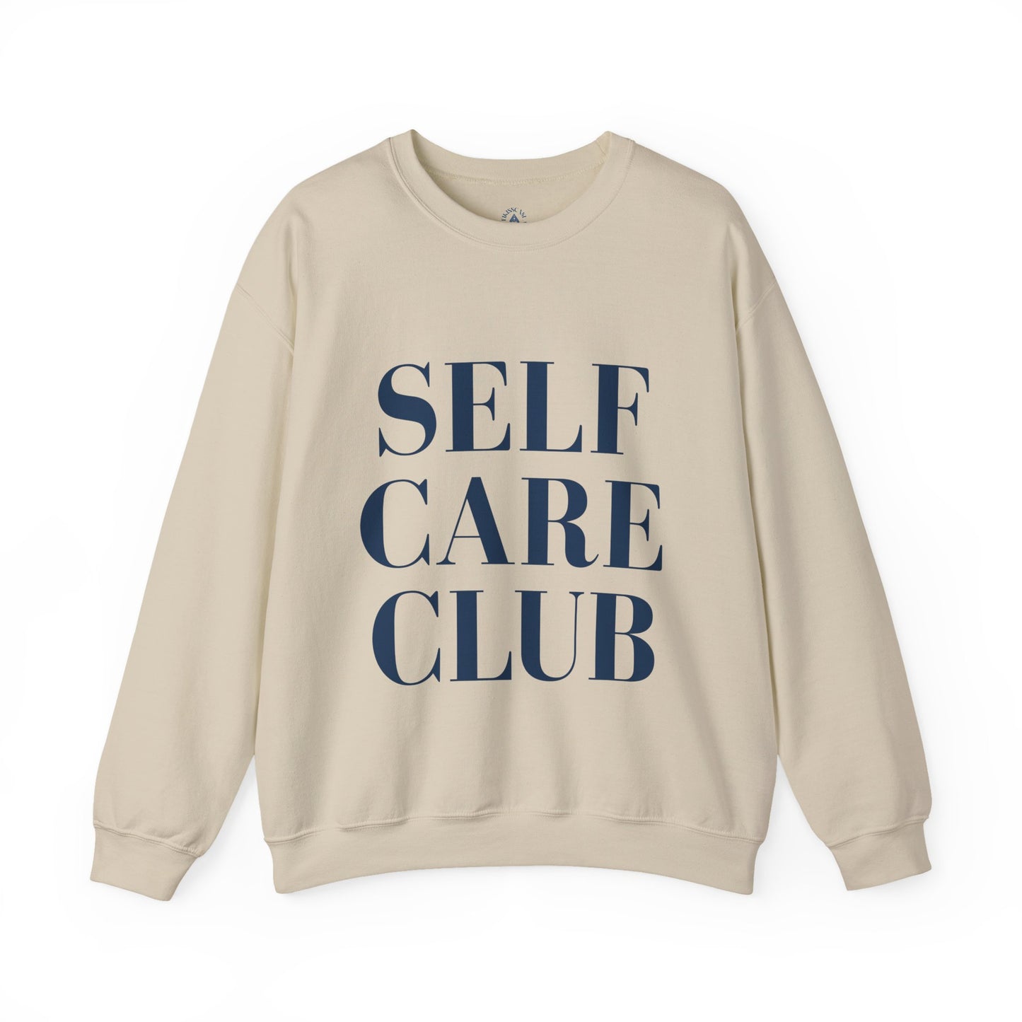 Self Care Club Sweatshirt, Minimalist Wellness Crewneck, Aesthetic Neutral Pullover, Soft Luxury Loungewear, Wellness Gift for Her,