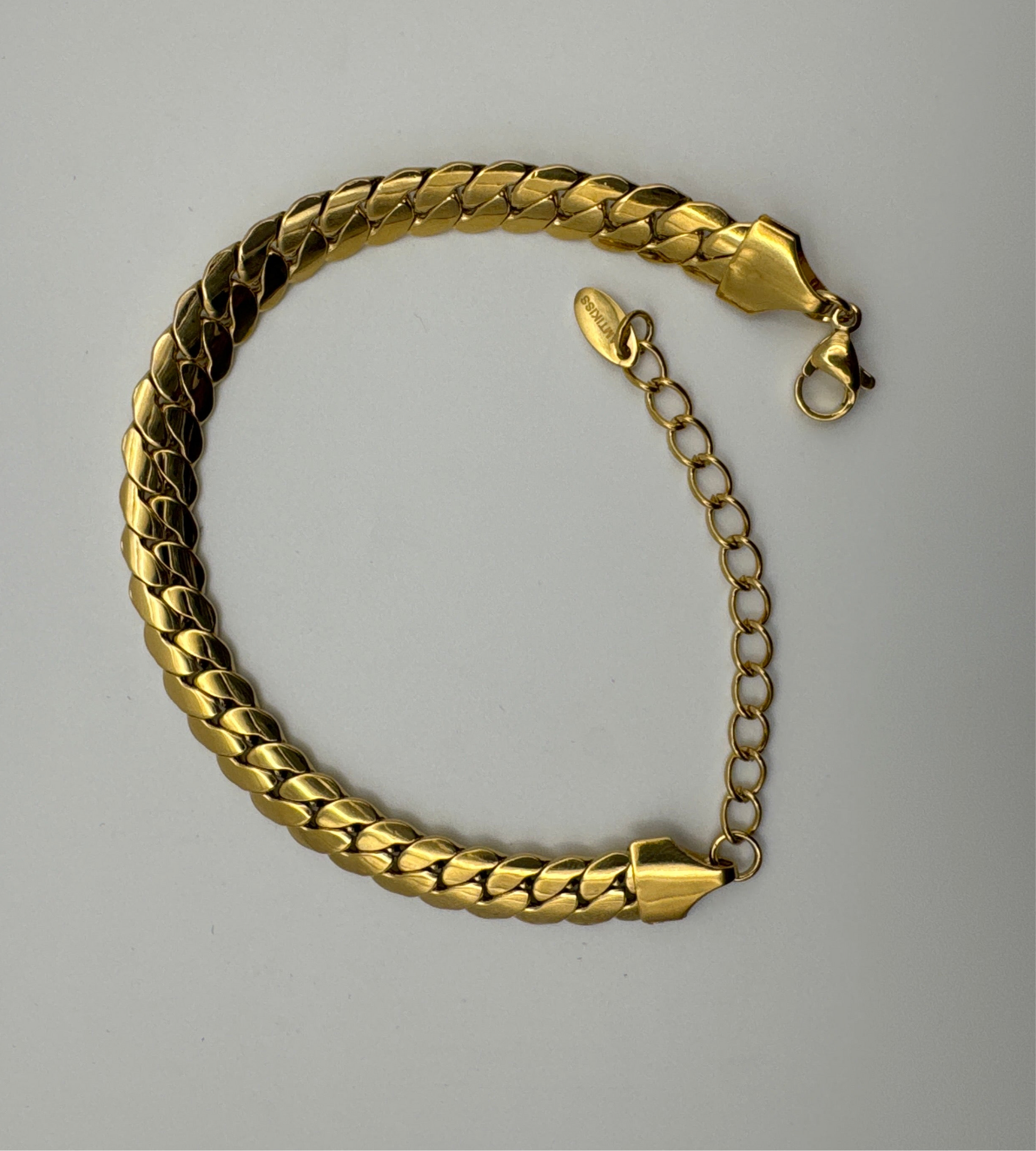 Hypoallergenic Gold Chain Bracelet - Nickel Free Stainless Steel Jewelry for Sensitive Skin Amtikiss Casuals