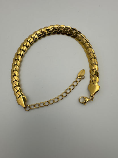 Hypoallergenic Gold Chain Bracelet - Nickel Free Stainless Steel Jewelry for Sensitive Skin Amtikiss Casuals