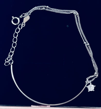 S925 Silver Bangled Bracelet – Elegant S925 Bangle & Double Silver Bracelet Amtikiss