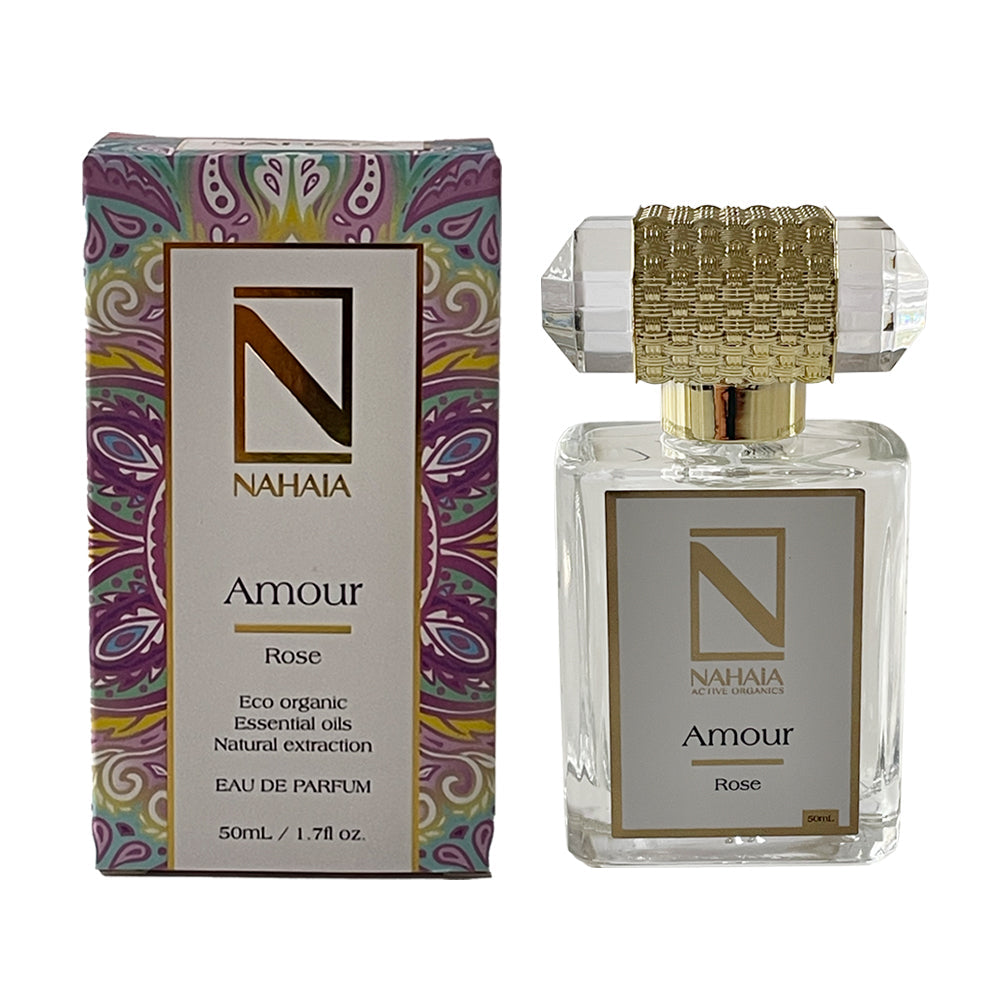 Rose Amour Natural Perfume | Eau de Parfum 1.76 fl oz NAHAIA Active Organics