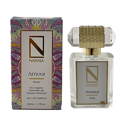 Rose Amour Natural Perfume | Eau de Parfum 1.76 fl oz NAHAIA Active Organics