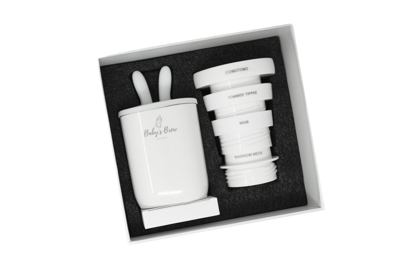 3.0 Portable Bottle Warmer Adapter Set (Warmer + Four Adapters) The Baby's Brew