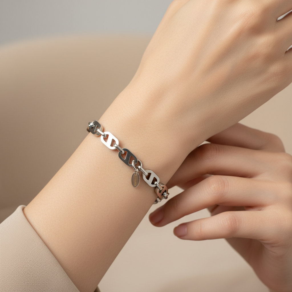 Beautiful Model Wearing Amtikiss Bracelet