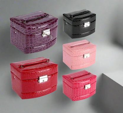 Luxury Jewelry Box – 3 Layers Tangle Free Jewelry Organizer & Elegant Designer Jewelry Chest - Amtikiss Casuals