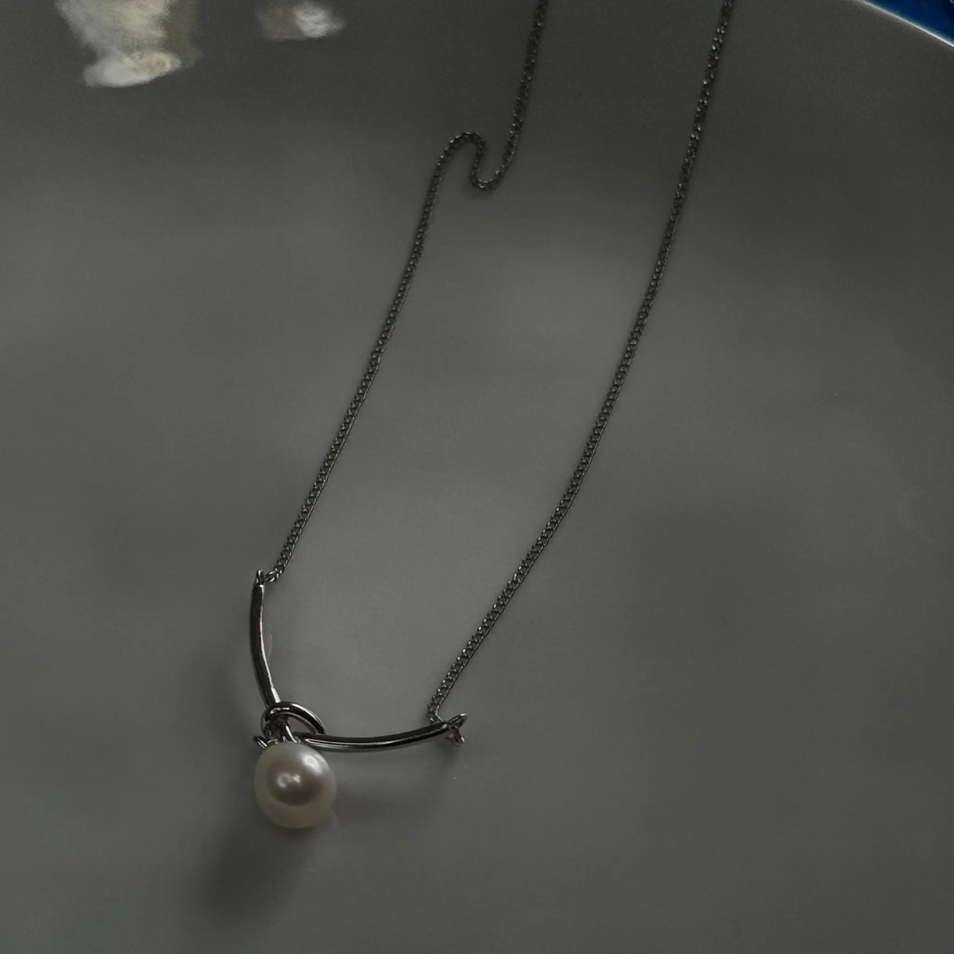 S925 Knot Pearl Pendant Necklace – Elegant S925 Knot Necklace & Pearl Pendant - Amtikiss Casuals